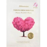 Осветляющая тканевая маска с сакурой JMsolution Purelyn Fresh Mask Plus Prunus Serrulata Flower 30 мл